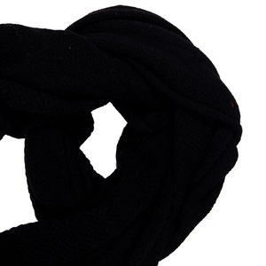 INVERNI BLACK KNIT SCARF | MENS SIZE 200CM